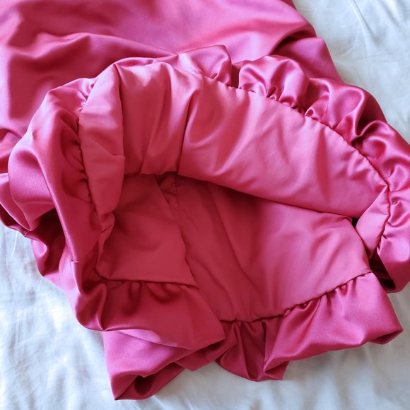 NWT David's Bridal Fucshia Bridesmaid/Cocktail/Prom knee-length dress - Picture 9 of 10